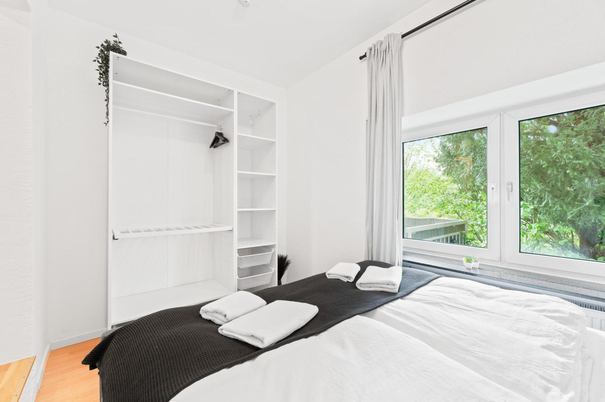 Kingsize Bett, Terrasse, Netflix, Zwei Zimmer 普福尔茨海姆 外观 照片